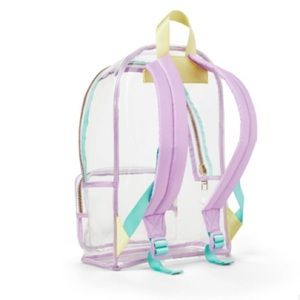 Transparent Backpack - Stoney Clover Lane x Target Clear/Lavender - NWT